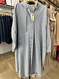 İKOLL TRENÇ KOT AÇIK MAVİ