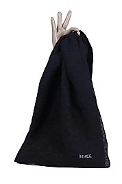 İNVEE LEOPAR ŞAL SİYAH